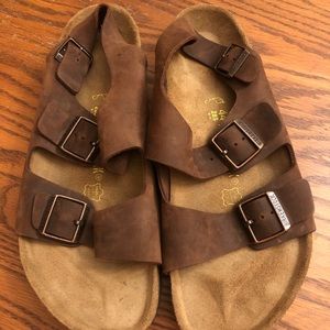 Birkenstock Shoes - Men’s women’s Arizona Birkenstock sandals leather Birkenstock Shoes - Men’s women’s Arizona Birkenstock sandals leather